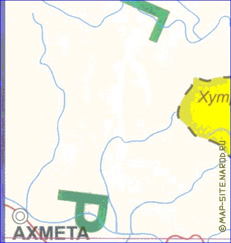 mapa de Daguestao