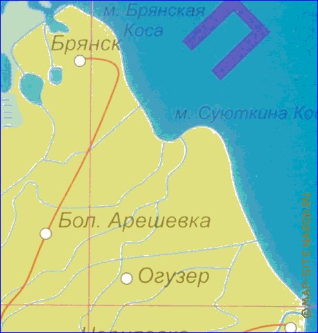mapa de Daguestao