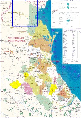 carte de Daguestan