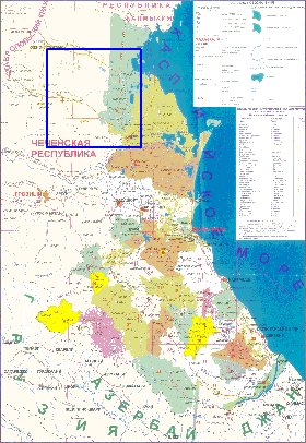 carte de Daguestan