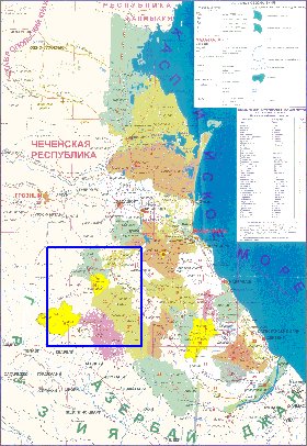 carte de Daguestan