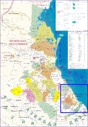 carte de Daguestan