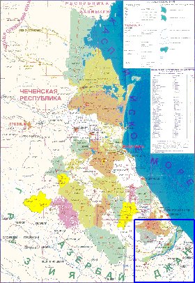 carte de Daguestan