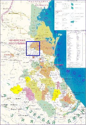 carte de Daguestan