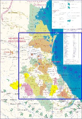 carte de Daguestan