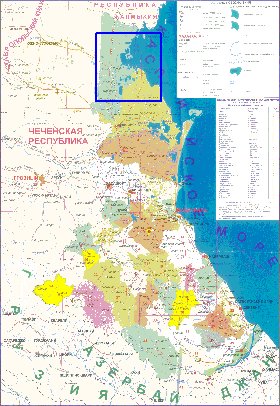 carte de Daguestan