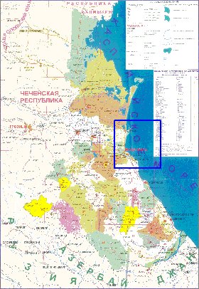 carte de Daguestan