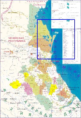 carte de Daguestan