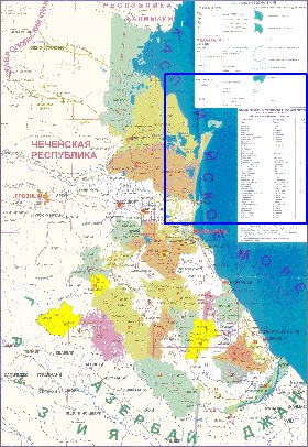 carte de Daguestan