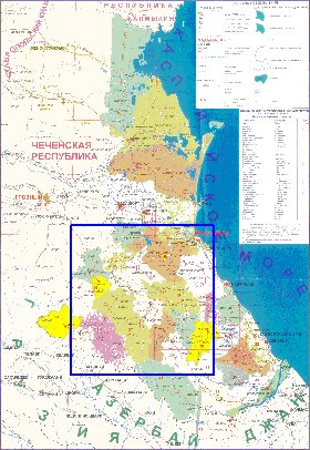 carte de Daguestan