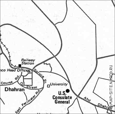 carte de Dhahran