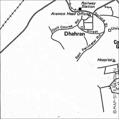 carte de Dhahran