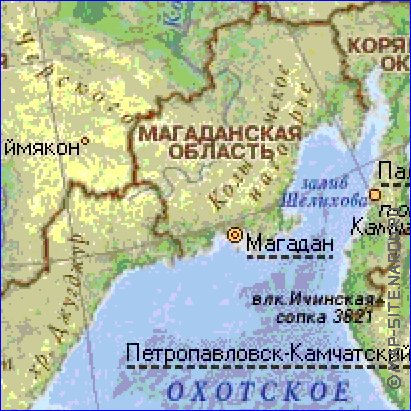 carte de District federal extreme-oriental