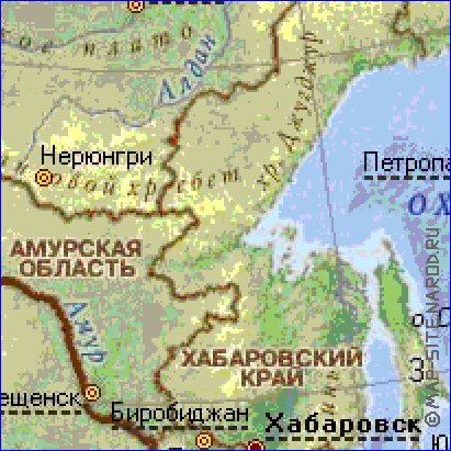 carte de District federal extreme-oriental