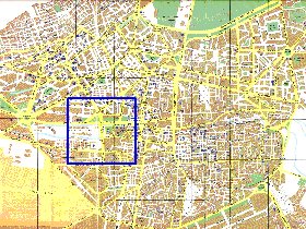 mapa de Damasco
