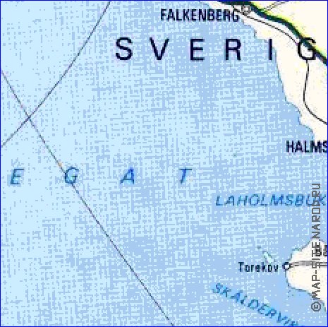 carte de des routes Danemark