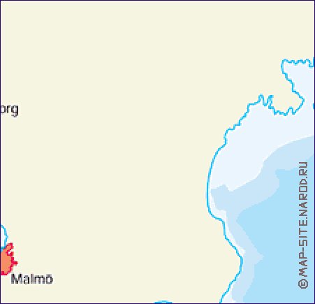 carte de Danemark en allemand