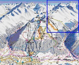 mapa de Davos em alemao