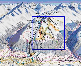 mapa de Davos em alemao