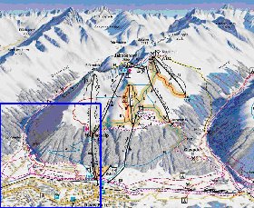 carte de Davos en allemand