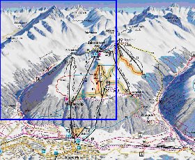 mapa de Davos em alemao