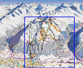 mapa de Davos em alemao