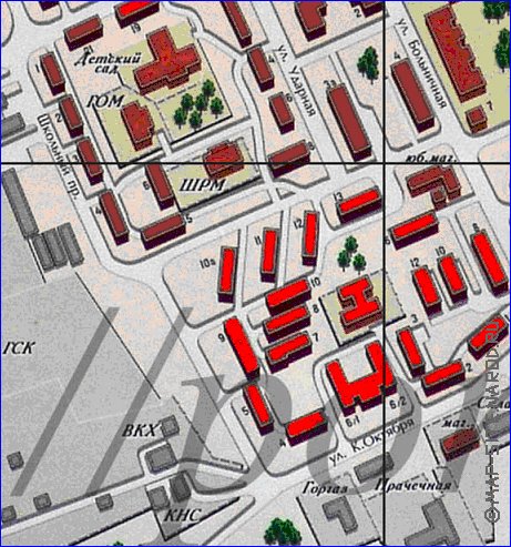 carte de Dedovsk