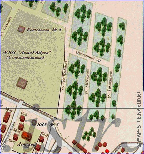 carte de Dedovsk