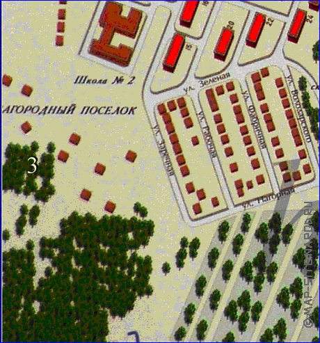 carte de Dedovsk