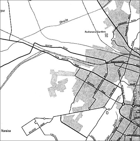 mapa de Deli em ingles