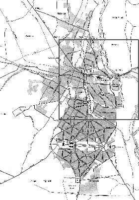 carte de Delhi en anglais