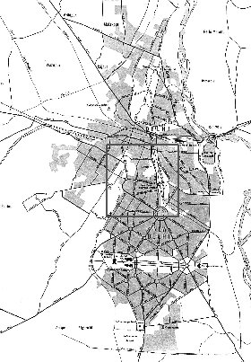 carte de Delhi en anglais