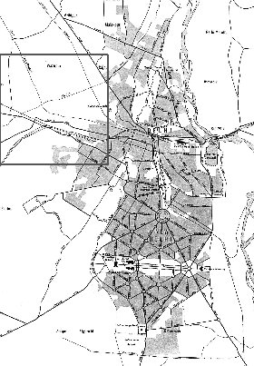 carte de Delhi en anglais