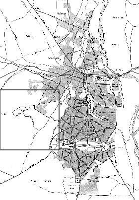 carte de Delhi en anglais