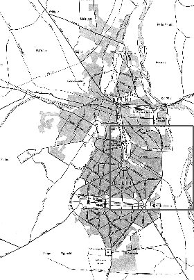 carte de Delhi en anglais