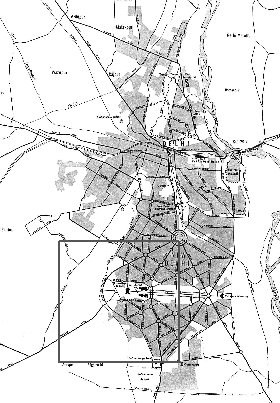 carte de Delhi en anglais