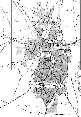 carte de Delhi en anglais