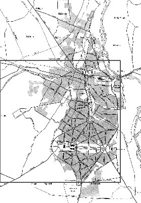 carte de Delhi en anglais