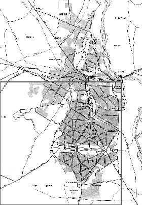 carte de Delhi en anglais