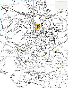 Turismo mapa de Deli