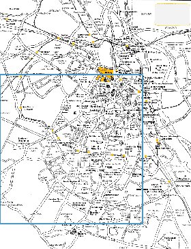 Turismo mapa de Deli