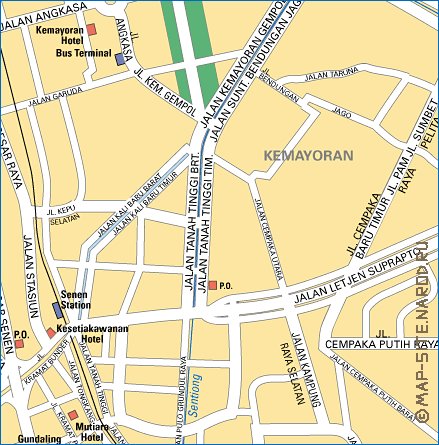 carte de Jakarta
