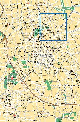 mapa de Jakarta
