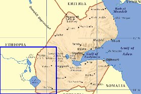 mapa de Djibouti