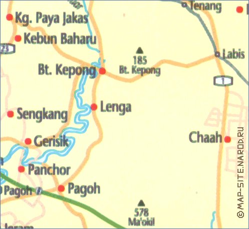 carte de Johor