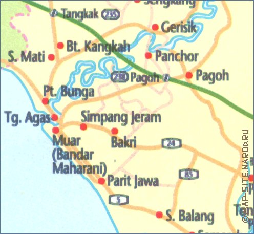 carte de Johor