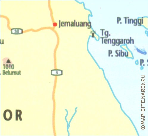 carte de Johor