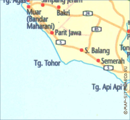 carte de Johor