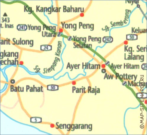 carte de Johor