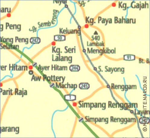 carte de Johor